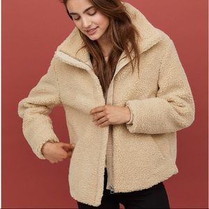 H&M Pile Teddy Coat